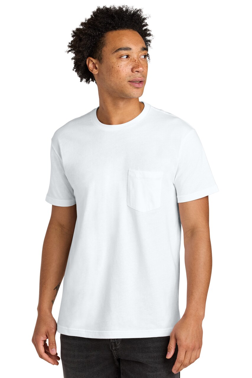 Next Level Apparel® Unisex Cotton Crewneck Short Sleeve Pocket Tee